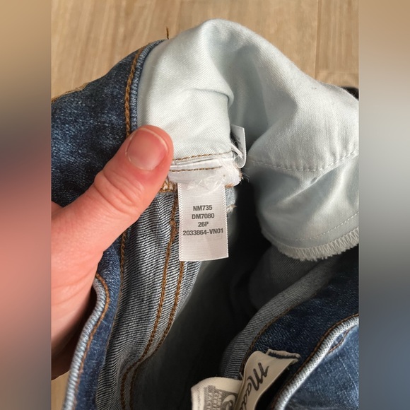 Madewell Women’s The Petite Mid-Rise Perfect Vintage Jeans Deming Wash Size 26P - Picture 6 of 8